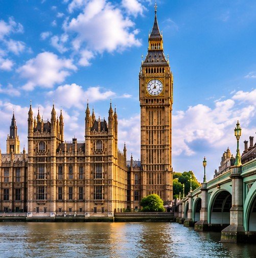 Big Ben and Westminster in London